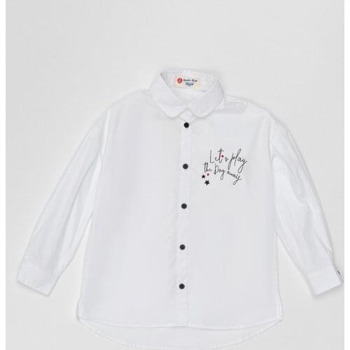 BUTTON BLUE White Blouses For Girls