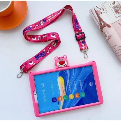 Cover For MatePad Pro 10.8 matepad 10.4 Silicone Case For Huawei MediaPad T3 T5 M6 M5 M3 8 8.4 10 10.1 10.8 Tablet kids shell