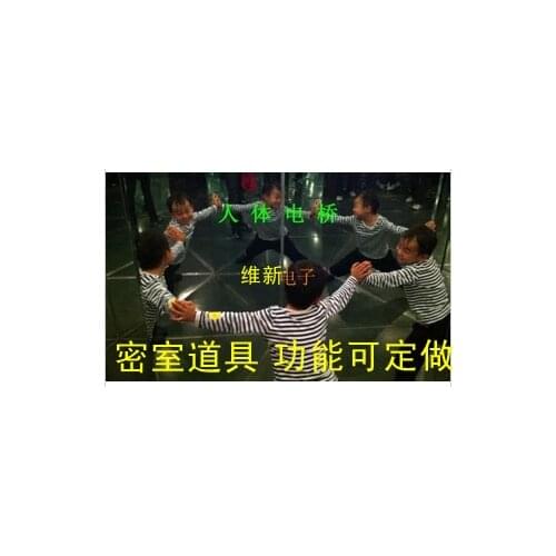 Up to 25 people live hand to touch the switch human body bridge props Room Escape Chamber props Adventure props