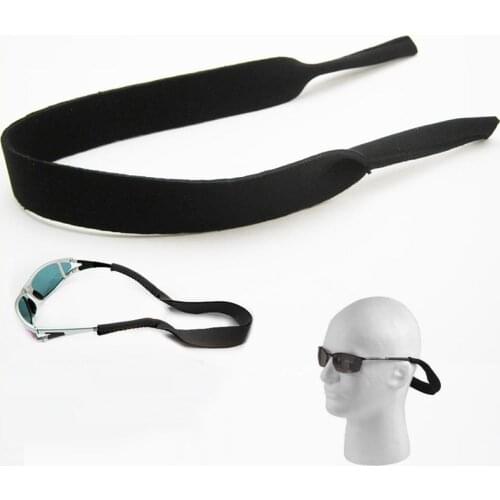 Elbru 1PCS Black Glasses Rope Sport Elastic Eyeglasses Fixing Cord Rope Loss Prevention Glasses Accessories Rubber Retainer Cord