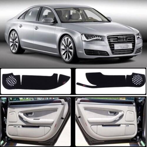 Brand New 1 Set Inside Door Anti Scratch Protection Cover Protective Pad For Audi A8L 2004-2010