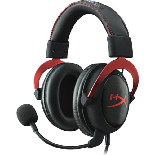 HyperX Cloud II Gaming Headset 7.1 Surround Sound Detachable Microphone Works with PC for PS4 for Xbox One Wired Gaming Headset