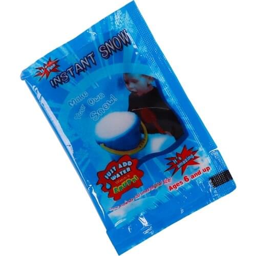 10 Pcs/set Artificial Snowflakes Magic Instant Snow powder Festival Frozen Party Supplies Christmas Decorations