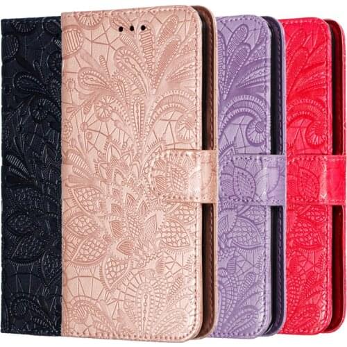 Retro Lace Leather Wallet Case For Samsung Galaxy A10 A10S A20 A20S A20E A30 A40 A50 A70 S9 S10 A6 A8 J4 J6 Plus 2018 S10e Cover