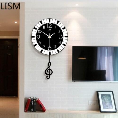 Round Wall Clock Quartz Silent Modern Design Art Simple Creative Living Room Wall Clock Fashion Reloj Pared Decorativo