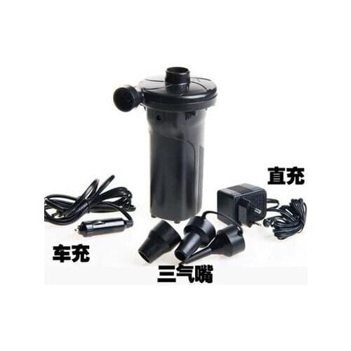 Air pump Battery Rechargeable inflatable electric pump for car travel pillow +mattress/ beach sleeping lazy bag boat tool