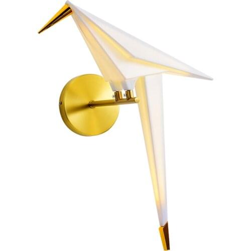 Bedroom Bedside Bird Wall Lamps Personality Living Room Dining Room led Wall Lights Simple Aisle Stair Lamp Modern led Lighting