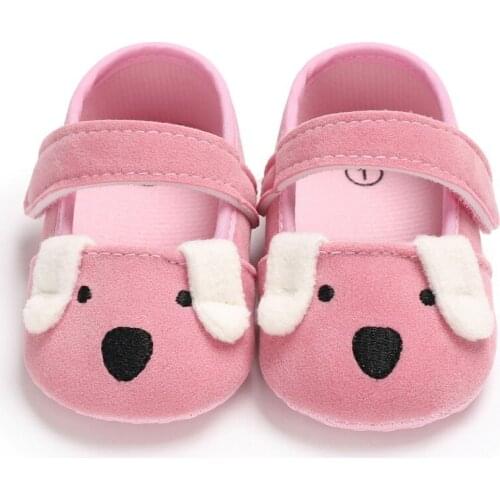 Baby Girl Shoes Cute Cartoon Print Cotton Baby Shoes Anti-Slip Sneakers Soft Sole Toddler Shoes First Walkers