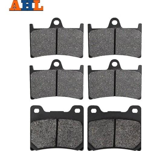 AHL Motorcycle Front and Rear Brake Pads For YAMAHA YZF600R ThunderCat 1997-2007 YZF1000R Thunderace -1997 FA252 FA88