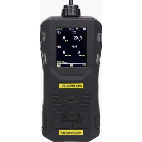Portable pump gas detector , oxygen O2, ozone O3, nitric oxide NO monitoring instrument S316