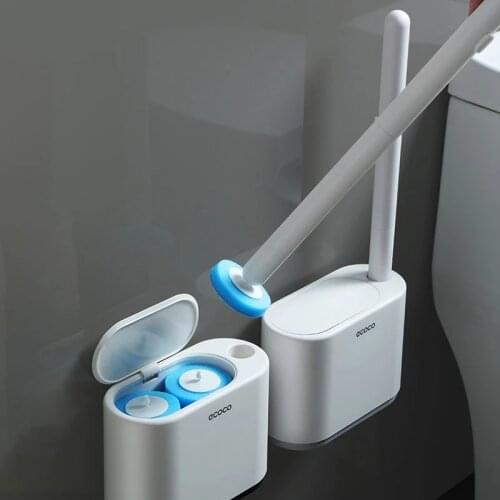 Youpim Disposable Toilet Brush Household Wall-Mounted Can Thrown Without Dead Corners CleaningToilet Brush Bathroom Accessories