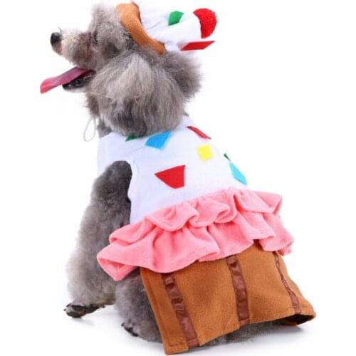 Dog Cat Costume Clothes Role-play Shirt Puppy Coat Hat Set Cat Party Cosplay for Small Dog Pet Funny Halloween Christmas Outfit