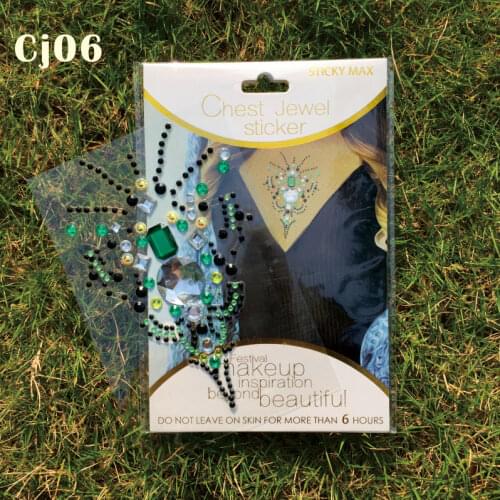 1pc Bodygem Bling Sticker of Festival Fashion which Glittergirl best choice for Party, Makeup, And Body Paint