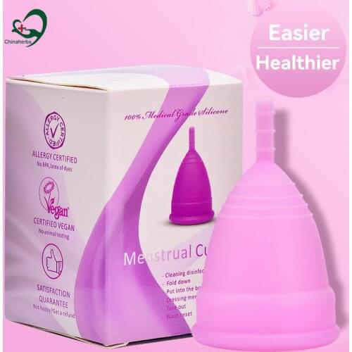 10 Pcs Menstrual Cup Medical Silicone Menstrual Cup Feminine Hygiene Menstrual Period Woman Lady Cup Copa Mestrual Coletor