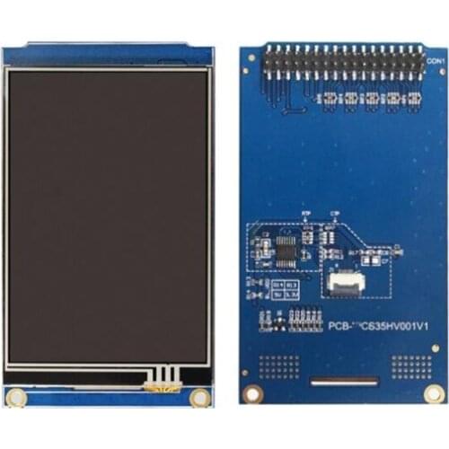 3.5 inch 34P 65K TFT LCD Touch Screen with PCB Board NT35310 Drive IC 16Bit MCU Interface 320(RGB)*480 SPI XPT2046