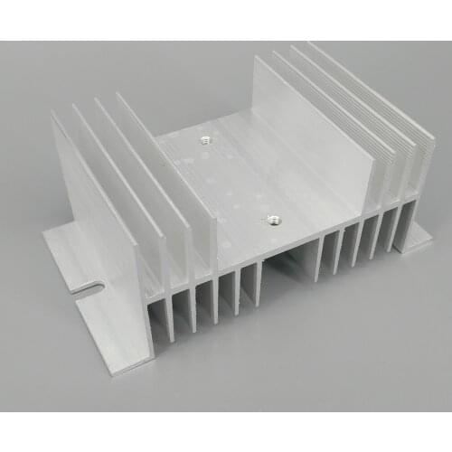 Aluminum Single Phase Solid State Relay SSR Heat Sink Base Small Type Heat Radiator Wholesale Hot for 10A to 60A