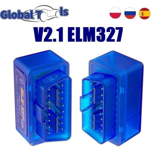 10PCS V2.1 ELM327 OBD2 Diagnostic Scanner Elm 327 Bluetooth-Compatible V2.1 OBDII Adapter Tools ELM 327 Bluetooth OBD2 Scanner