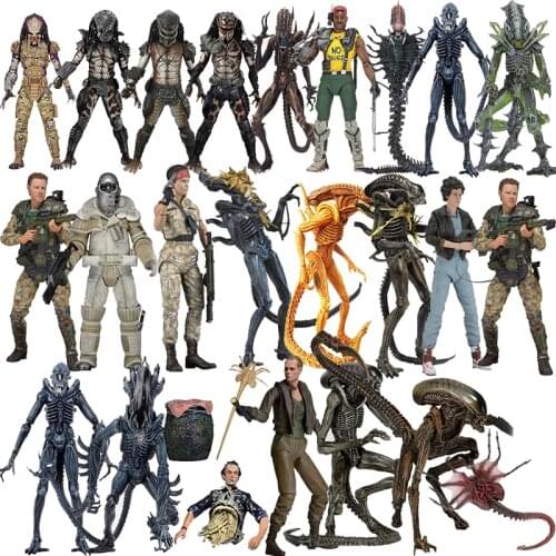 Predator Figure Alien Figure Celtic Masked Scar Predator Shaman Snake Guardian City Hunter Snake Mantis Xenomorph Neca Aliens