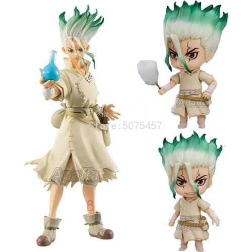 20cm Dr.STONE Anime Figure Ishigami Senkuu Action Figure 1262# Dr.STONE Senkuu Ishigami Figurine Collectible Model Doll Toys
