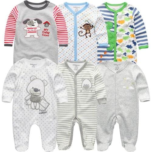 2019 6PCS/Lot Girls Baby Clothing Sets Newborn Baby Boys Clothes Cotton Roupas de bebe Baby Girl Clothes Kids Clothes Active
