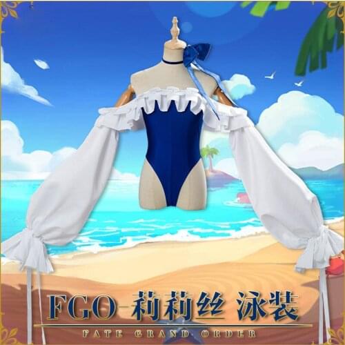 Anime FGO Cosplay Costume Fate Grand Order Meltlilith Meltryllis Cosplay Costumes Swimsuit Women Halloween Carnival Costumes