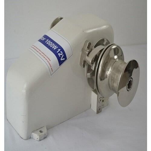 12V 24V 1600W Horizontal Anchor Winch Windlass With Twin Capstan For Boat 59ft to 66ft A1612