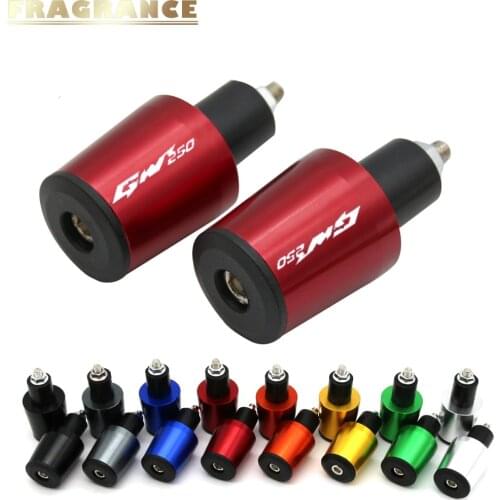Motorcycle Accessories 7/8'' 22MM Handlebar Grips Handle Bar Cap End Plugs For SUZUKI GW 250 INAZUMA GW250 2011-2013