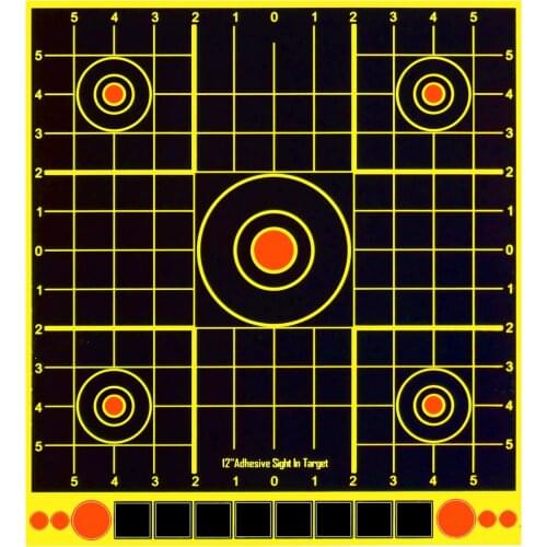 BC 12'' Shooting Target Adhesive Shoot Targets Splatter Reactive Stickers For Archery Bow Hunting Shooting Practice Training