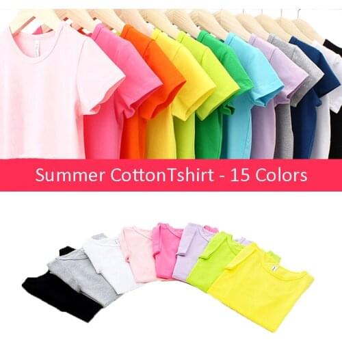 New Summer Girls T Shirt Cotton short sleeve Garment T Shirt For Girls Tops Tees Outwear Clothing Baby Kids Clothes 2-11 Year