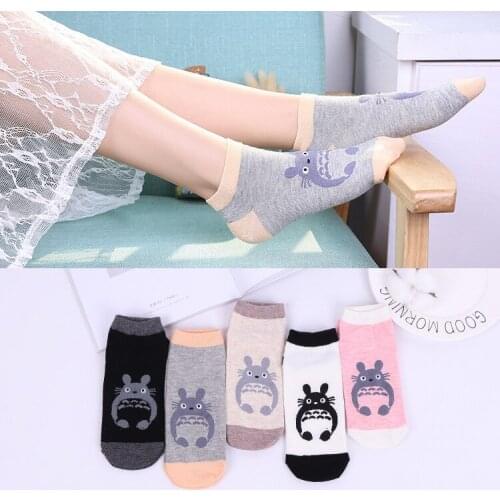 PEONFLY novelty Three-dimensional funny Cartoon Lovely Totoro Girls cute Socks hosiery women Cotton Comfortable Woman Socks