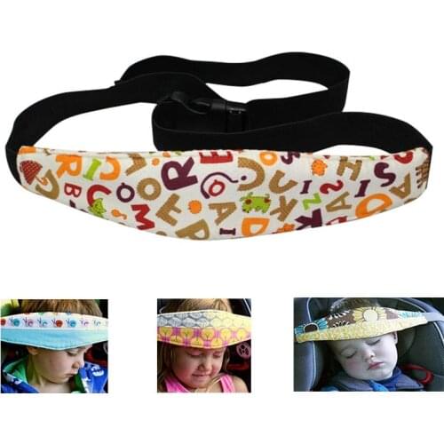 New Child Car Safety Seat Head Fixing Auxiliary Cotton Belt Pram Secure Strap Doze Band for Baby Pram Child Safety Seat