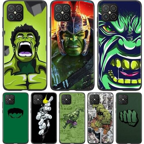 Silicone Cover Hulks Avengers For Huawei Nova 8 7i 6 5T 5i 5Z 4E 3i 3e 2i SE PRO Lite 4G 5G Black Phone Case