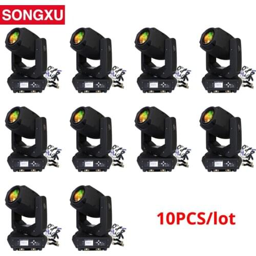 SONGXU 10pcs/lot 200W LED Beam Stop Moving Head Light for DJ Disco Light Long Lifespan Party Club Light/SX-MH200A