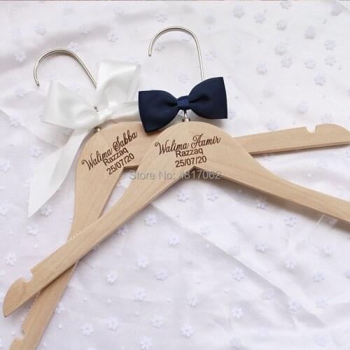 Engraved Hangers | Wedding Hanger | Bridal Dress Hanger | Personalized Hanger | Bride Hanger | Bridesmaid Hangers | Weddings