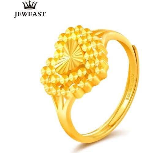 XXX 24K Pure Gold Ring Real AU 999 Solid Gold Rings Elegant Charming Upscale Trendy Classic Party Fine Jewelry Hot Sell New 2020