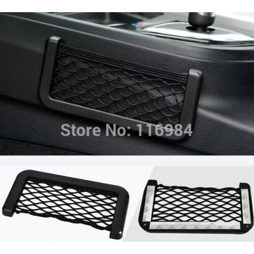 1PC X Auto Car Vehicle Storage Net String Pouch Bag GPS Phone Holder Pocket Organizer 20*8CM/15*8CM