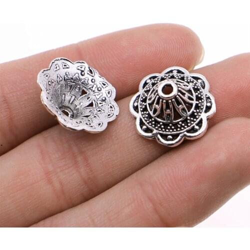 10pcs 18x18x8mm Bead Caps For Jewelry Making DIY Beads Caps Jewelry Finding Jewelry Accessories