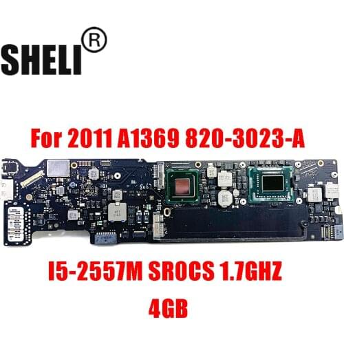 820-3023-A 2011 A1369 Motherboard for 2011 A1369 Macbook Pro 13 “ I5-2557M 1.7GHZ 4GB SR0CS Full Test Before shipping Good Work