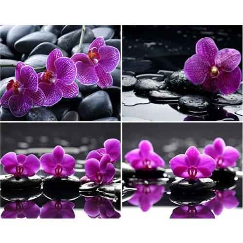 YI BRIGHT 5D Diy Diamond Painting Cross Stitch Kit Diamond Mosaic Embroidery " Flower " Painting Square/Round Drill Gift