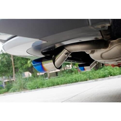 Car-Styling for SKODA KODIAQ 2017 (Exclude 2.0 car )Exhaust pipe Tail throat decoration Stainless steel