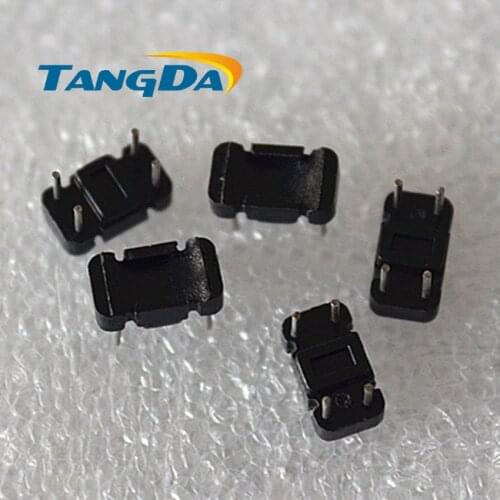 Tangda bobbin base holder 5*9mm 2+2pin 4p transformer Common mode Choke Ferrite bead Inductor phenolic Ferrite cores skeleton