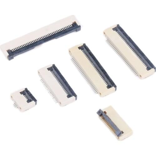 Free shipping 100PCS / LOT 0.5 40 p 40 needle 40 FPC flat cable connectors Electronic line socket 0.5 spacing lift cover cover