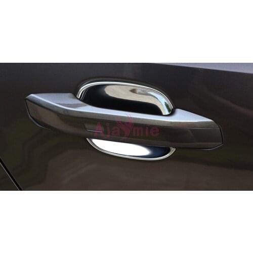For Audi A4 2017 2018 B9 Sedan Avant Allroad Sportback Coupe Cabriolet Door Handle Bowl Insert Trim Protecotor Auto Accessories
