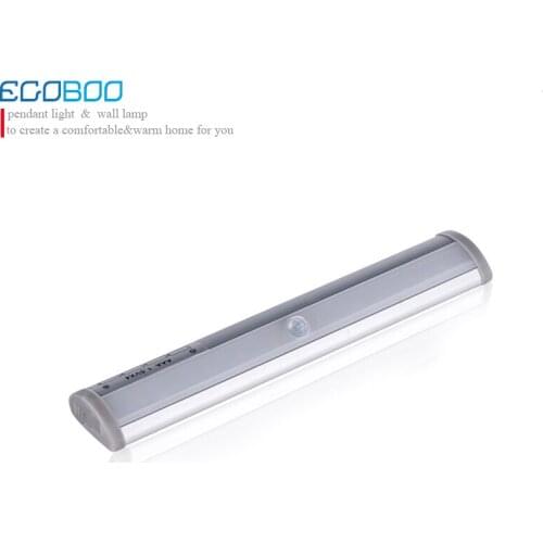 EGOBOO SMD3528 LED IR Infrared Motion Sensor Closet Cabinet Lights kitchen Lamps Auto. On Wireless Using AAA battery lights