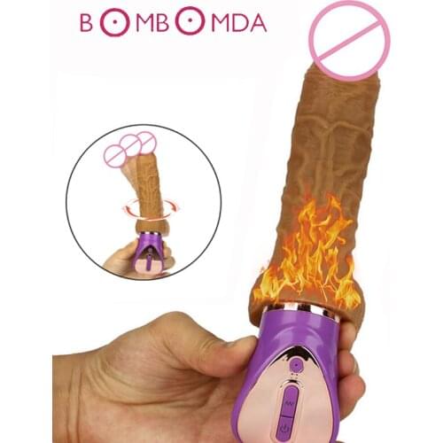 Heating Dildo Vibrator Sex Products Speed Adjustable Clitoris Vagina Stimulator G-spot Waterproof Sex Toys for Women Masturbator