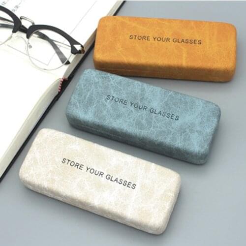 Glasses Protective Hard Eye Glasses Case Portable Retro Reading Eyewear Accessories Portable Sunglasses Box