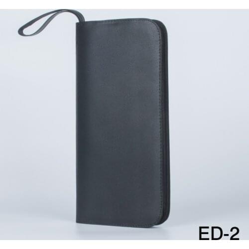 Pen Box Pencil bag Leather Fountain Pen Case Cowhide high-capacity 36 Pen Holder Pouch Creative Zipper Pencil Case