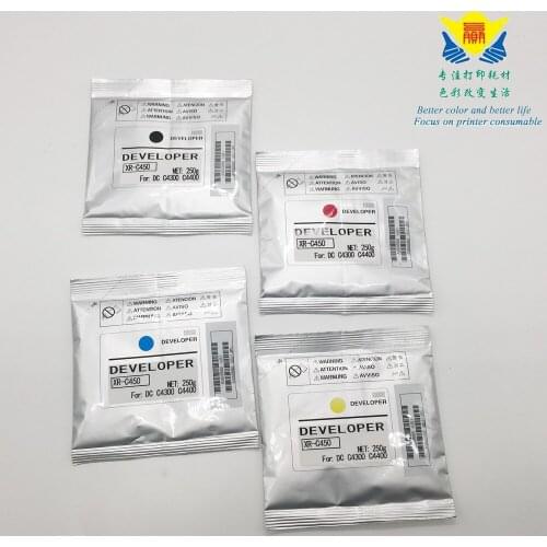 JIANYINGCHEN Compatible color Developer powder for Xeroxs DC C4300 C4400 C7760 C7750 laser printer (4bags/lot) 250g per bag