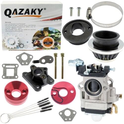 Carburetor Air Filter Intake Manifold Pipe Alloy Adapter Stack 33cc 43cc 47cc 49cc 50cc 52cc Dirt Pocket Mini Bike ATV Scooter