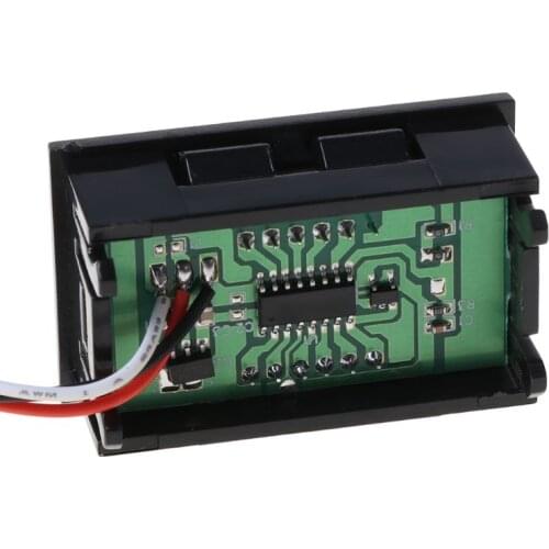 Mini Voltmeter Tester Digital Voltage Test Battery DC 0-40V Red/Blue/Green Auto Car